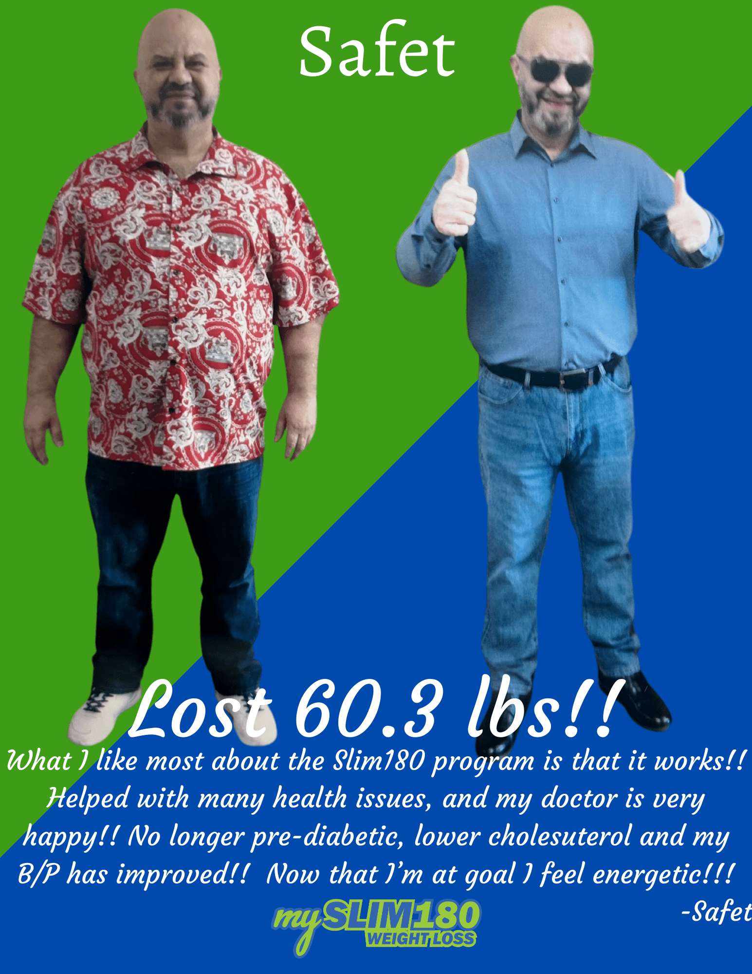 Safet Slim180 Weight Loss Success Stories Slim180 Weight Loss Success Stories